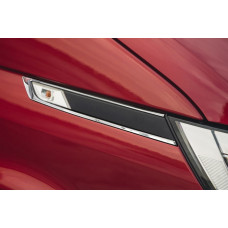 Накладки на боковые повторители 2019-2025 (2 шт., пластик) для Volkswagen T6