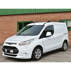 Рейлинги OmsaLine Elegance (2 шт, черные) Короткая База для Ford Connect 2014-2021 гг