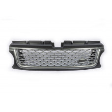 Радиаторная решетка Autobiography V1 (серая, 2010-2013) для Range Rover Sport