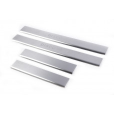 Накладки на пороги Carmos (4 шт, нержавейка) для Land Rover Discovery III 2004-2009 гг