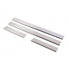 Накладки на пороги Carmos нержавейка 4 шт для Toyota Corolla 2002-2007 гг