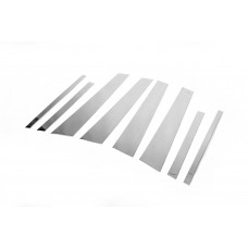 Накладки на дверные стойки из нержавеющей стали для BMW X3 F-25 2011-2018 гг