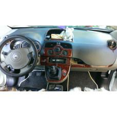Накладки на Панель Приборов Алюминий для Renault Kangoo 2008-2020 гг