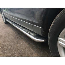 Боковые Подножки Maydos V2 (2 шт., Алюминий и Нержавейка) для Hyundai Staria 2021- гг