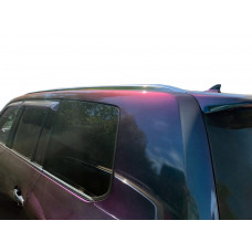 Рейлинги Серые 2008-2015 (Дизайн 2018, 2 шт) для Lexus LX570/450d