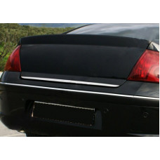 Накладка на багажник нержавейка Carmos - Турецкая Нержавеющая Сталь для Peugeot 407 2004-2011 гг