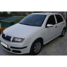 Накладки на Зеркала 2006-2025 (2 шт, Нержавейка) для Skoda Fabia