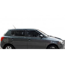 Ветровики HB (4 шт, HIC) для Skoda Fabia 2007-2014 гг
