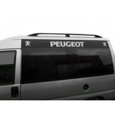 Рейлінги чорні Довга база, з пластиковими ногами для Peugeot Expert 1995-2007 рр