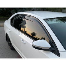 Ветровики LB (4 шт., Sunplex Sport) для Skoda Octavia III A7 2013-2019 гг