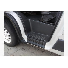 Накладки на пороги EuroCap (2 шт, ABS) для Opel Movano 2021- гг