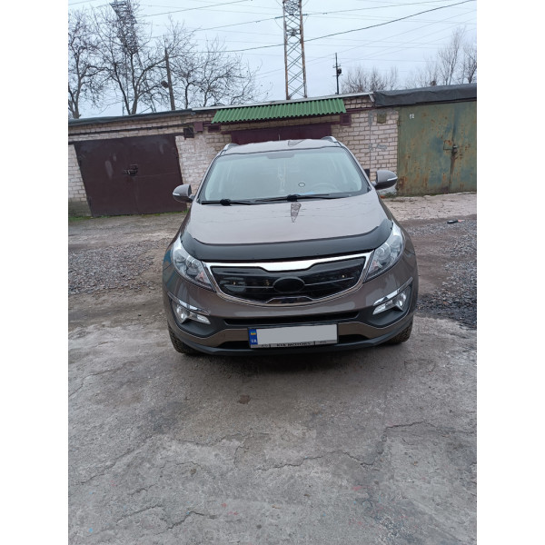 Зимняя решетка (верхняя) Матовый для Kia Sportage 2010-2015 гг
