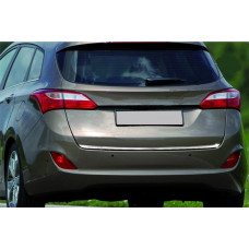 Накладка на багажник (SW, нерж сталь) для Hyundai I-30 2012-2017 гг