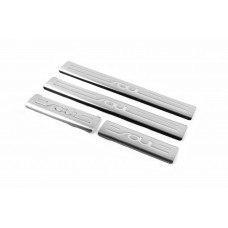 Накладки на пороги OmsaLine (4 шт., нерж.) для Kia Soul I 2008-2013 рр