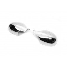 Накладки на дзеркала (2 шт, нерж.) для Renault Symbol 2008-2013 рр