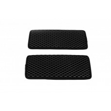 Полиуретановые коврики на пороги (2 шт, EVA, черные) для Opel Movano 2021- гг