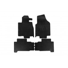 Резиновые коврики Stingray черные (4 шт) для Acura MDX 2007-2013 гг
