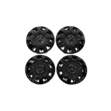 Колпаки черные ABS (1-штампованные, комплект 4 шт) для Mercedes Sprinter W907/W910 2018- гг