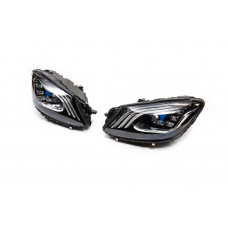 Рестайлинг передние фары с блоками (OEM) для Mercedes S-сlass W222 2013-2020 гг