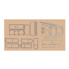 Тюнинг салона автомобиля Алюминий для Volkswagen Bora 1998-2004 гг