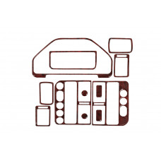 Накладки на панель приборов (1991-1996) Дерево для Peugeot 106