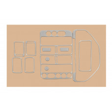 Накладки на панель приборов (1991-1996) Алюминий для Peugeot 106
