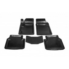 Резиновые коврики с бортиком (5 шт, Polytep) для Daewoo Matiz 2009-2015 гг