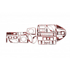 Накладка на панель приборов V-1 Темное дерево для BMW X5 E-53 1999-2006 гг