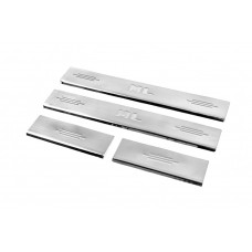 Накладки на пороги Carmos V2 (4 шт, нерж.) для Mercedes ML W164 2005-2011 рр