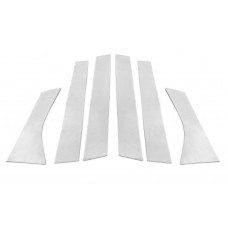 Накладки на дверні стійки (нерж) для Volvo V40 2012- рр