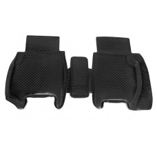 Задние резиновые коврики в салон (2 шт, OEM) для Honda Civic HB 2006-2012 гг