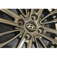 Ковпачки диски чорні hyun60tur-bl (59мм на 55мм, 4 шт) для Тюнінг Hyundai