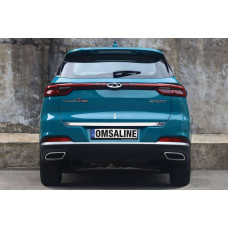 Хромированная накладка на крышку багажника (OmsaLine) для Chery Tiggo 7 2020- гг
