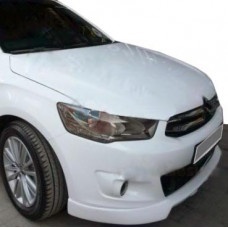 Накладка на передний бампер (под покраску) для Citroen C-Elysee 2013-2022 гг