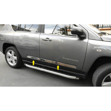 Дверной молдинг Titiz нержавейка для Jeep Compass 2006-2016 гг