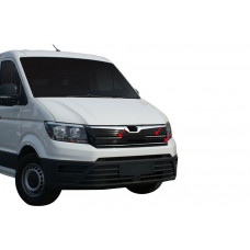 Накладки на решетку радиатора (4 шт, нержавейка) для Man TGE 2017- гг