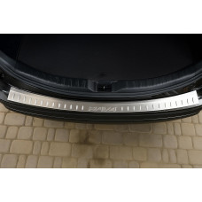 Накладка на задний бампер Libao (2013-2016, нержавейка) для Toyota Rav 4