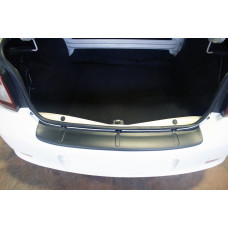 Накладка на задний бампер EuroCap (ABS) для Renault Logan II 2013-2022 гг