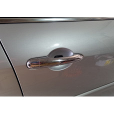 Хромированные Накладки на Ручки (4 шт., Нержавейка) Carmos - Турецкая Нержавеющая Сталь для Renault Laguna 2007-2015 гг
