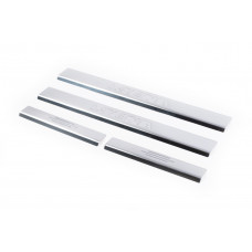 Накладки на пороги Carmos (4 шт, нержавейка) для Fiat Siena 1996-2016 гг