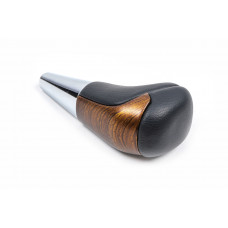 Ручка КПП (Черная Кожа -2025 Светлое Дерево) для Toyota Land Cruiser 200 2007-2021 гг