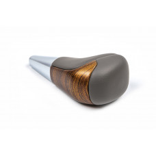 Ручка КПП (Серая Кожа -2025 Светлое Дерево) для Toyota Land Cruiser 200 2007-2021 гг