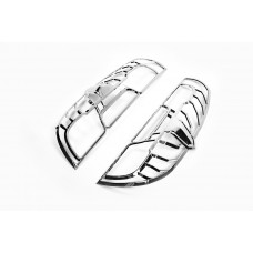 Окантовка на стопи (2015-2025, 2 шт, пласт) для Opel Combo рр