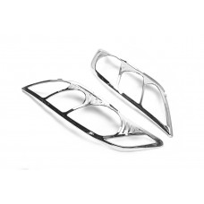 Накладки на фари (2 шт, пласт) для Toyota Camry 2006-2011 рр