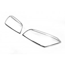 Накладки на фары 2009-2010 (2 шт., пластик) для Toyota Rav 4