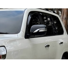 Кришки дзеркал (з повторювачем, стиль 2016) Білий колір для Toyota Land Cruiser 200 2007-2021 рр