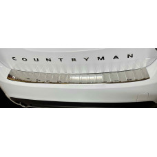 Накладка на Задний Бампер Carmos (F60, Нержавейка) для Mini Countryman F60 2017-2023 гг