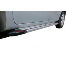 Боковые Подножки Rainbow (2 шт., Алюминий) Длинная База для Mercedes Citan 2013-2021 гг