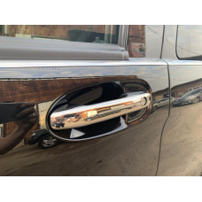 Накладки на ручки (4 шт., нерж.) З чіпом, OmsaLine - Італійська нержавійка для Mercedes Vito/V-class W447 2014- рр