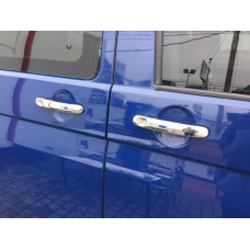 Накладки на дверные ручки из нержавеющей стали 3 штуки. OmsaLine - Итальянская Нержавеющая Сталь для Volkswagen T5 2010-2015 гг